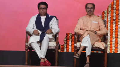 Language row: After 20 years, Thackeray brothers share stage at mega ‘victory’ rally | India News Language row: After 20 years, Thackeray brothers share stage at mega ‘victory’ rally | India News
