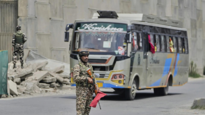 J&K: 36 Amarnath pilgrims injured as bus hits others | India News J&K: 36 Amarnath pilgrims injured as bus hits others | India News