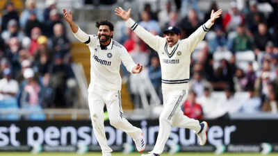 Gamble pays off! Ravindra Jadeja’s under-100-second trick traps Ben Stokes at Edgbaston – WATCH | Cricket News Gamble pays off! Ravindra Jadeja’s under-100-second trick traps Ben Stokes at Edgbaston – WATCH | Cricket News
