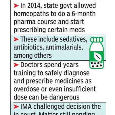 Homeopaths with pharmacology cert can now practice allopathy | India News